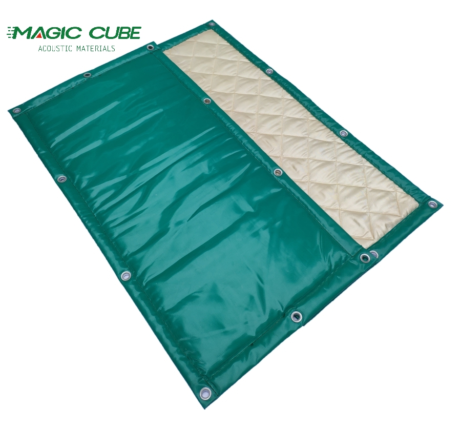 PVC نوع البناء موقع البناء بطانية عزل الصوت حاجز الصوت