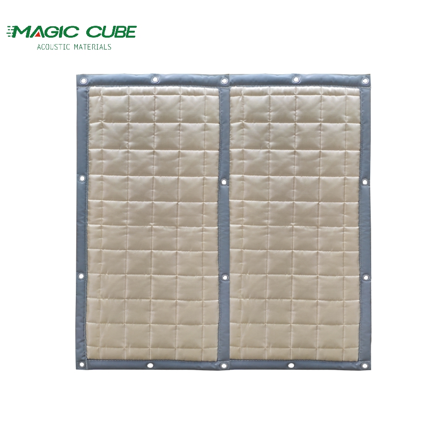 بطانيات صوتية حاجزة للضوضاء مؤقتة محمولة لموقع البناء