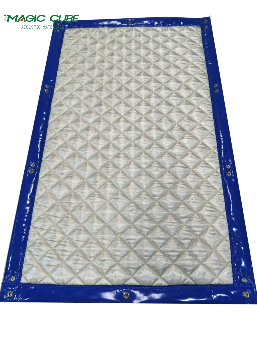 بطانيات صوتية حاجزة للضوضاء مؤقتة محمولة لموقع البناء