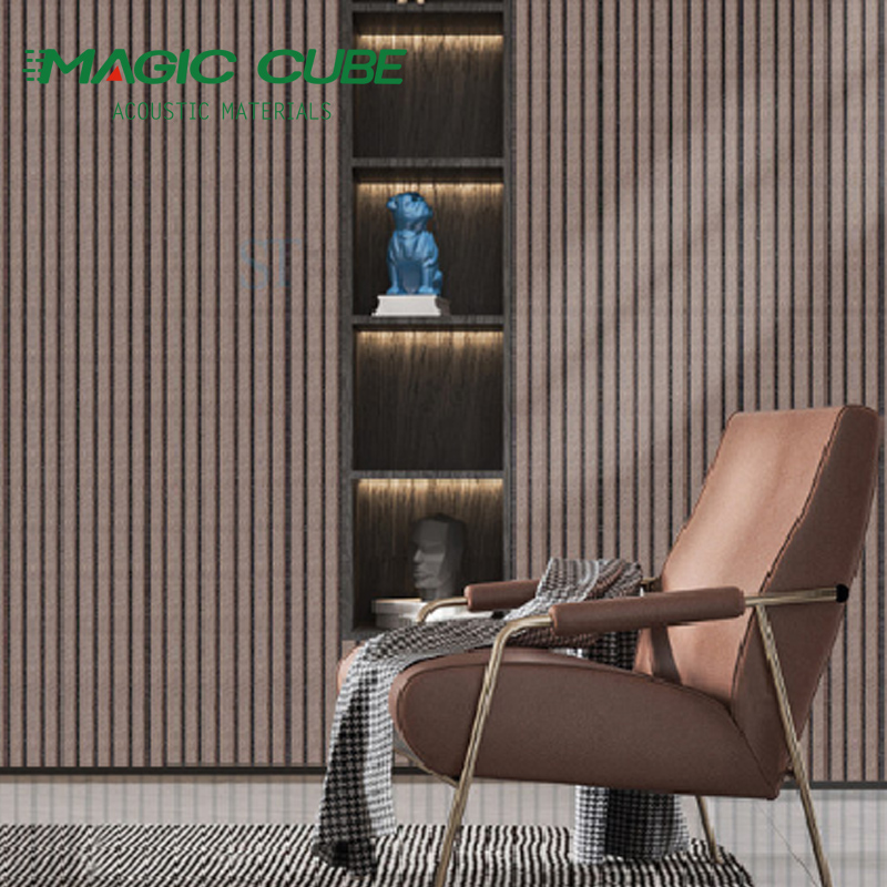 لوح حائط من اللباد مصنوع من 3 ألواح خشبية جانبية