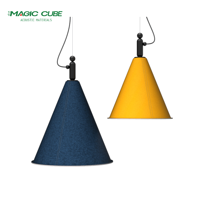 تركيبات الإضاءة الصوتية المصنوعة من ألياف البوليستر المقاومة للهب