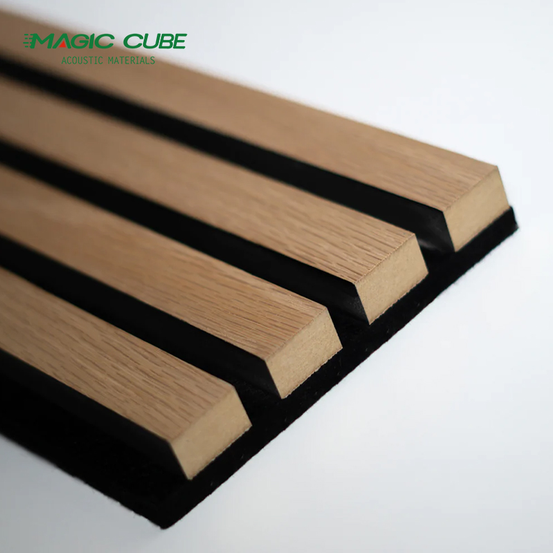 لوحة akupanel الصوتية، ألواح خشبية mdf slatwall لدار الأوبرا