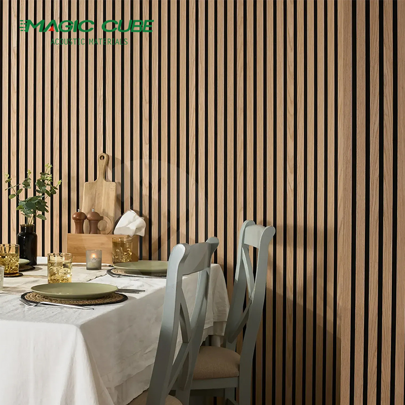 لوحة صوتية مضلعة مزخرفة تغطي قشرة خشب MDF