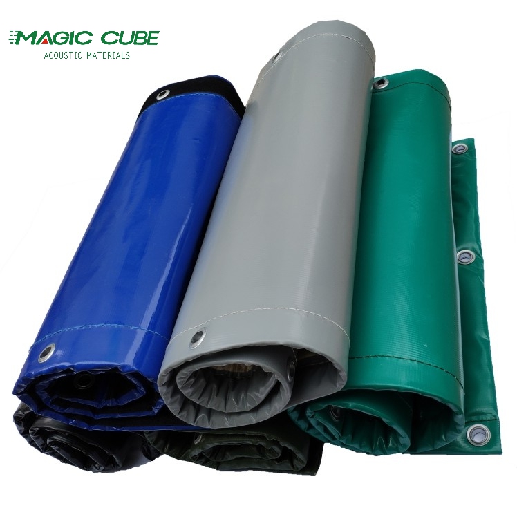 PVC نوع البناء موقع البناء بطانية عزل الصوت حاجز الصوت