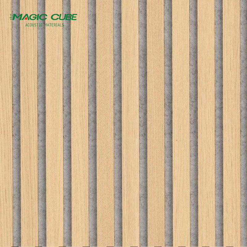 لوحة جدارية ممتصة للصوت مكونة من 3 ألواح خشبية مغلفة بقشرة جانبية