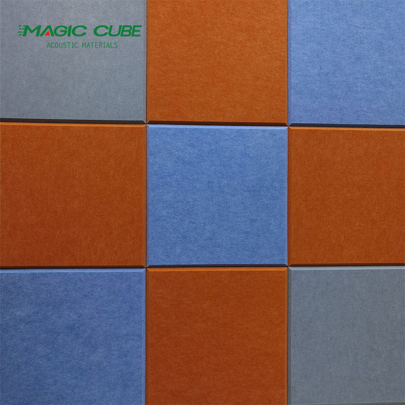لوحة صوتية من ألياف البوليستر عالية الكثافة، ألواح صوتية للسقف ممتصة للصوت للحيوانات الأليفة