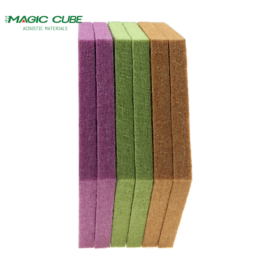 لوحات صوتية سداسية حشوة عازلة للصوت للمنزل 