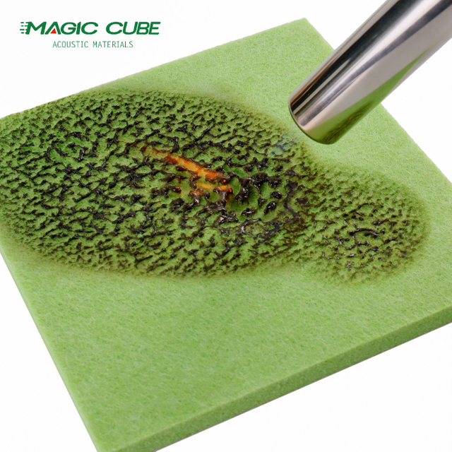 لوحة ألياف البوليستر الصوتية الصديقة للبيئة مقاس 9 مم للاستوديو