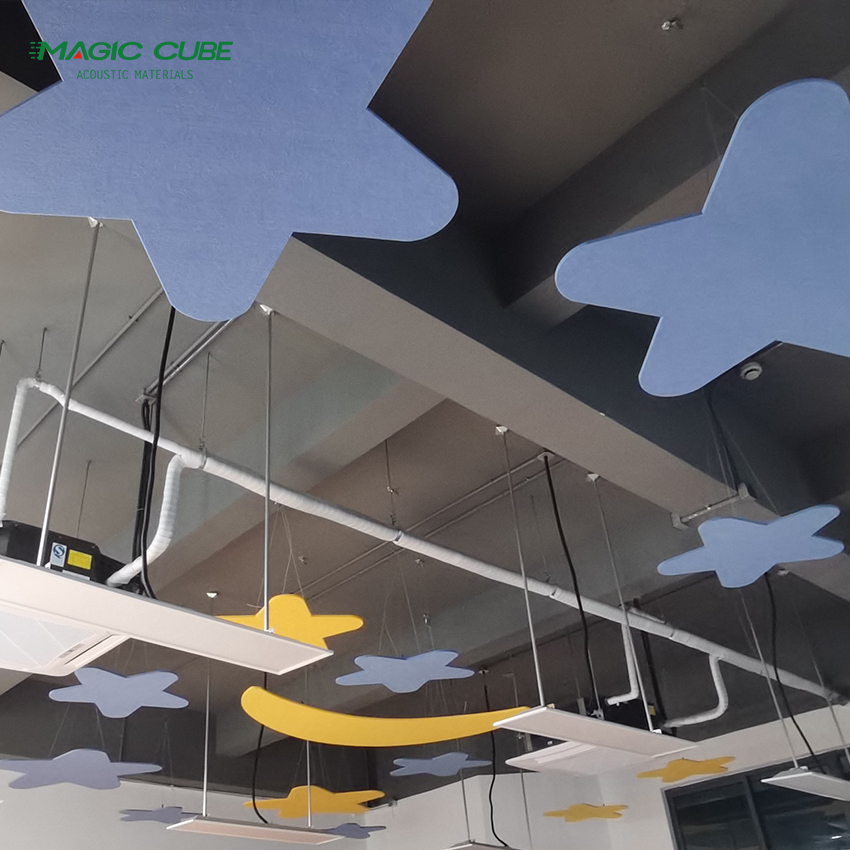 شعر البوليستر الصوتي لحواجز السقف العازلة 