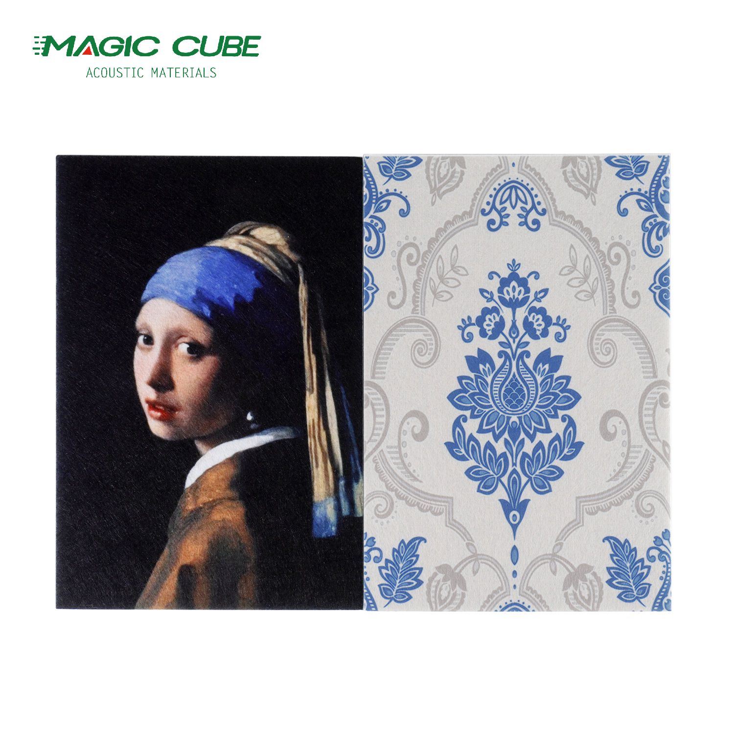 لوحة فنية ممتصة للوحات صوتية مصنوعة من ألياف البوليستر العازلة للصوت للمكتب