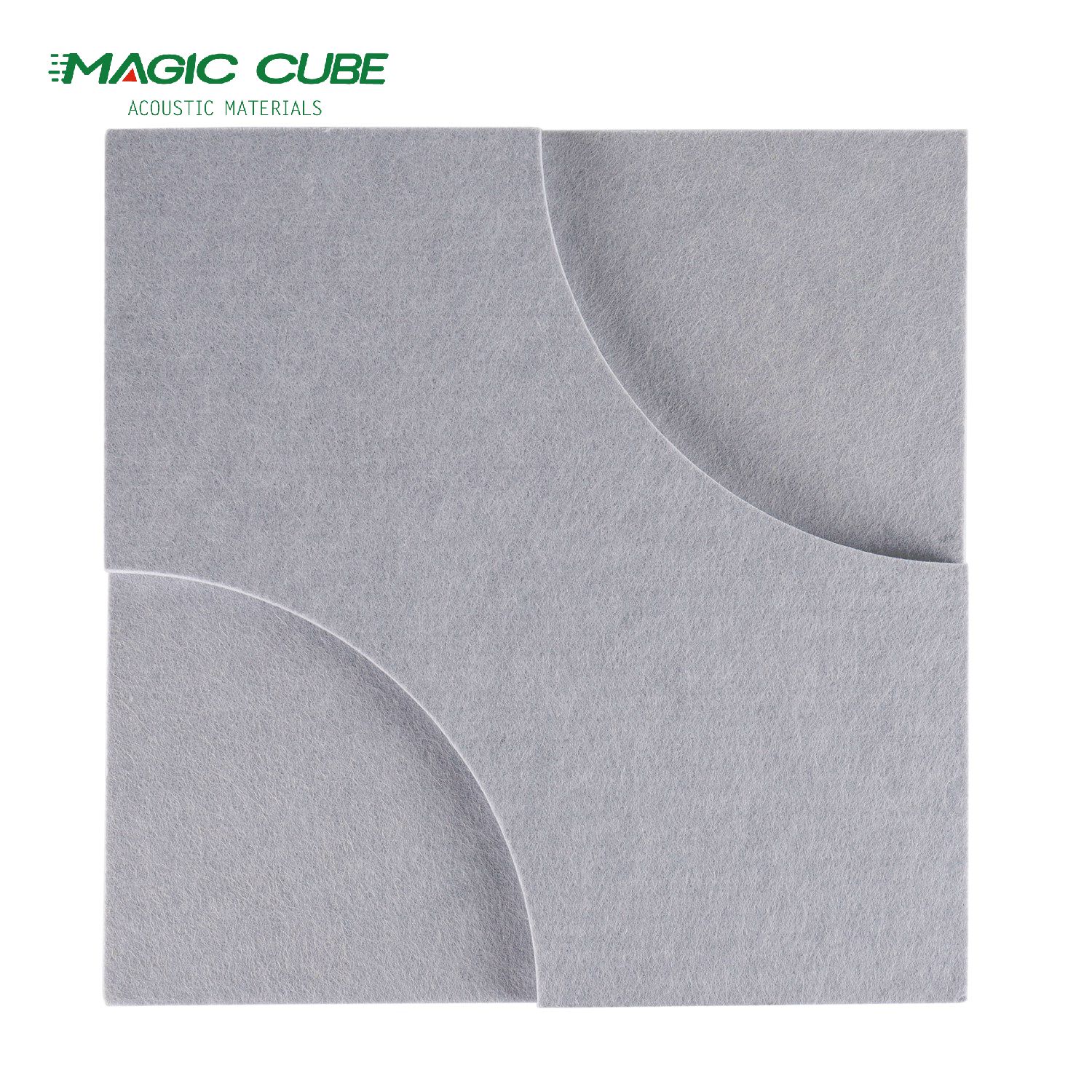 9mm / 12mm صديقة للبيئة عالية الكثافة ألياف البوليستر لوحة الصوتية PET ورأى السقف لوحات الصوتية