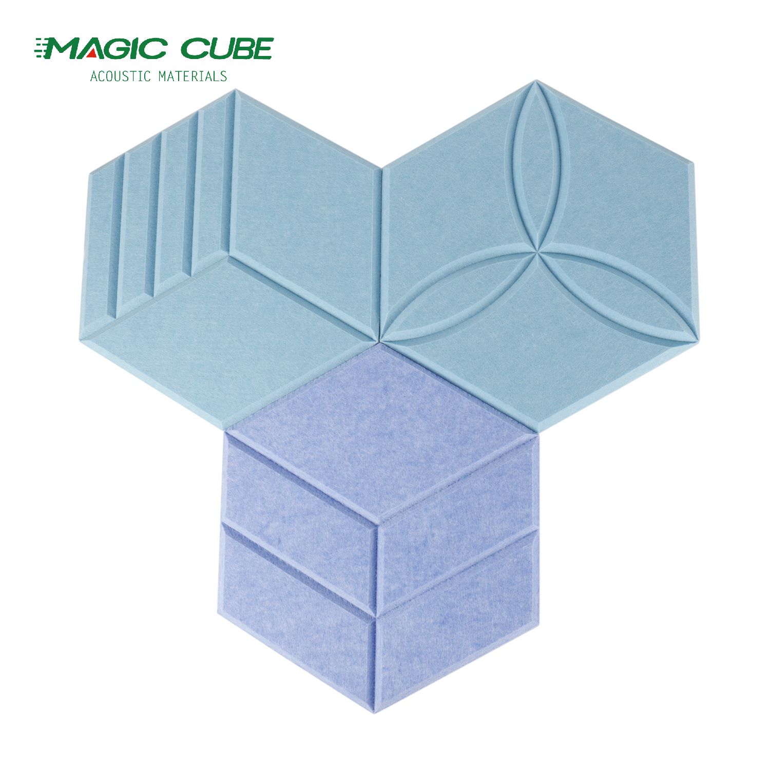 لوحة ألياف البوليستر الصوتية الصديقة للبيئة مقاس 9 مم للاستوديو