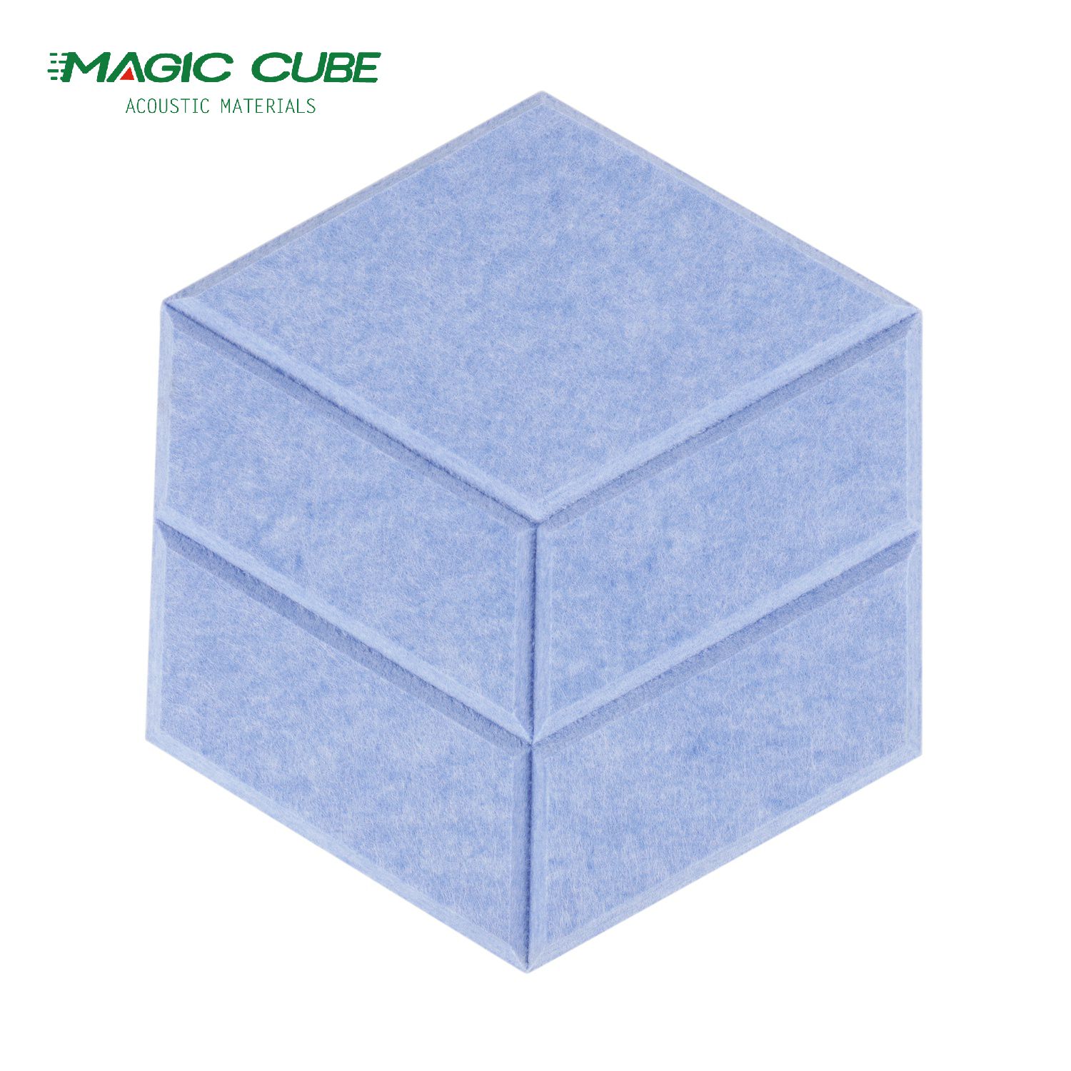 9mm / 12mm صديقة للبيئة عالية الكثافة ألياف البوليستر لوحة الصوتية PET ورأى السقف لوحات الصوتية